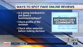 How to spot fake online reviews
