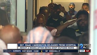 Baltimore Police Sgt. Isaac Carrington released from Shock Trauma