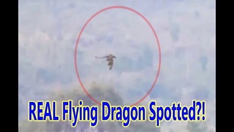 Mysterious Dragon Filmed FLYING Over Moutains in China