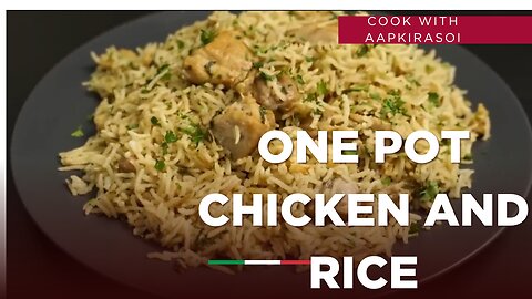 ONE POT CHICKEN AND RICE| CHICKEN RICE RECIPE| CHICKEN AND RICE