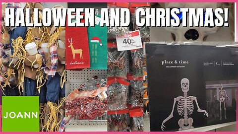 Halloween and Christmas Finds | Store Walk Thru | JOANN Fabric and Craft Stores | #joannfabrics