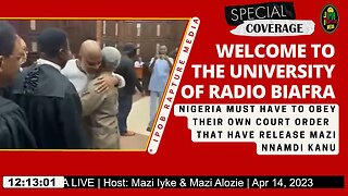 Welcome To The University Of Radio Biafra | USA LIVE | Host: Mazi Iyke & Mazi Alozie | Apr 14, 2023