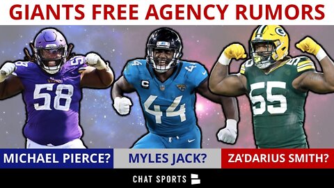 NY Giants Free Agency Rumors On Za’Darius Smith, Myles Jack & Michael Pierce | NFL Free Agency Day 2