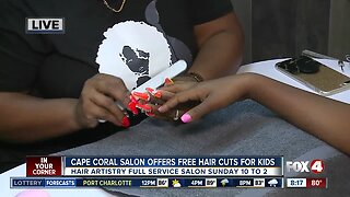 Cape Coral Salon offers free hair cuts for kids