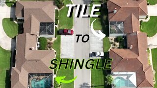 TILE Roof to SHINGLE Roof - Eustis Roofing