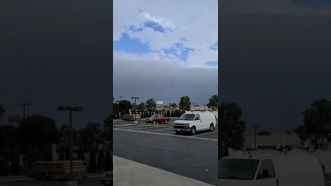 Strange cloud Irvine, California