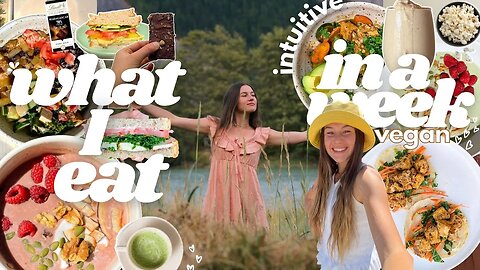 what I *really* eat in a week ( realistic + simple vegan recipes )🌀👩🏻‍🍳