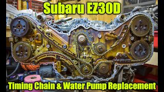 Subaru EZ30 Timing Chain and Water Pump Replacement