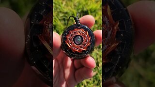 VORTEX Coil Orgonite Pendant- MWO Antenna- Aura Quartz- SCALAR Field ⚛️🕉☯️