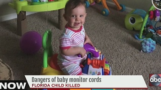 Dangers of baby monitor cords