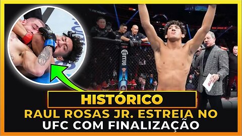 ATLETA MAIS JOVEM DA HISTÓRIA DO UFC ESTREIA COM FINALIZAÇÃO!