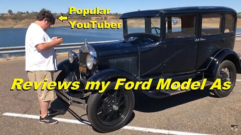 Well known automotive YouTuber reviews my Ford Model A's! Collab with @ShootingCars