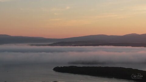 Spring Equinox 2021 Captain Stevenson's Point Mallacoota Sunrise and Moonset