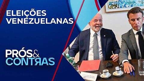 Lula debate acordo entre governo e oposição venezuelanos para eleições | PRÓS E CONTRAS