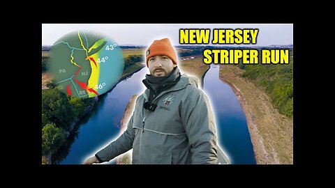 NEW JERSEY STRIPER FISHING IN THE RIVER!!!