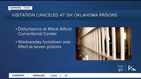 ODOC: Visitation Canceled at Six Oklahoma Prisons