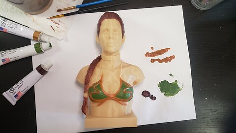 New Boot Goofin | Music and Painting Again | 3D Printed Slave Leia Star Wars