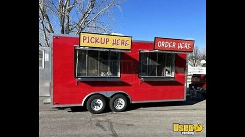 Lightly Used and Loaded 2015 - 8.5' x 18' Custom Kitchen Food Trailer for Sale in Utah