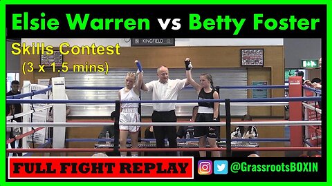 Elsie Warren vs Betty Foster - Skills Contest - Guildford Amateur Boxing Tournament (10/09/23)