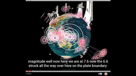 9/10-11/2022 -- ALERT: M7.6 Largest earthquake on the planet in months as expected 22 min