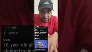 16 year old girl stabbed to death by another teen over McDonald's sauce #McDonald's