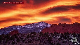 Fire in the sky: Colorado rings in February with epic sunset