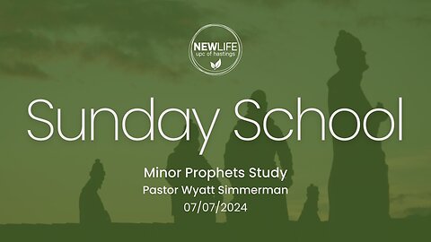 Minor Prophets Study