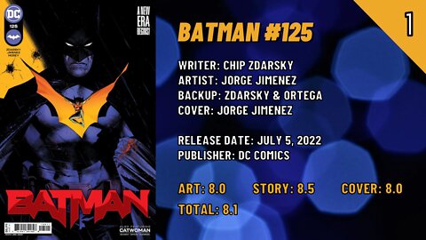 4: Top Five Comic Book Picks from July 5 to 19, 2022, featuring Batman, Daredevil, and more