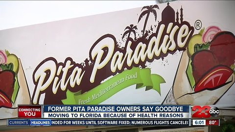 Former owners of Pita Paradise say goodbye to Bakersfield