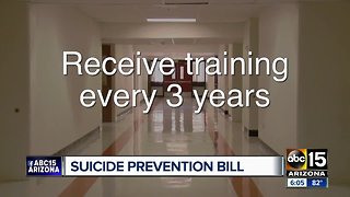 Mental health training bill being considered for Arizona schools