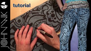 J.Wik Tutorial: How to Decorate Denim Jeans (or Jackets, Dresses, etc...)