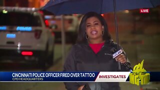 PURE EVIL! Cop fired for hand tattoos!