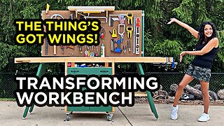 Amazing DIY Transforming Workbench Project for Makers