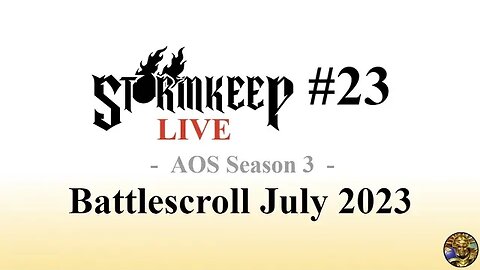 The Stormkeep LIVE #23 - Battlescroll July 2023 & GHB 2023 Analysis (ft. Madigan Mason)