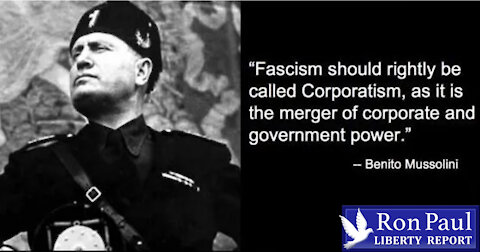 Corporatism To Fascism: Do YOU Have a Plan To Deal With It?