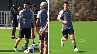 Messi takes part in FIRST training session with Inter Miami