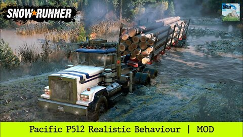 SnowRunner - Pacific P512 Realistic Behaviour | Mod Review | 4k