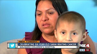 Six-year-old celebrates her last cancer treatment at Golisano Children's Hospital
