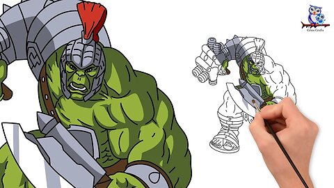 How to Draw Incredible Hulk: Planet Hulk - Step by Step