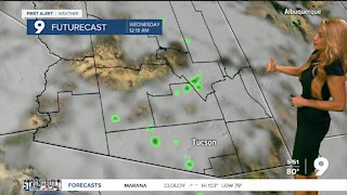 Increasing moisture and cooler highs