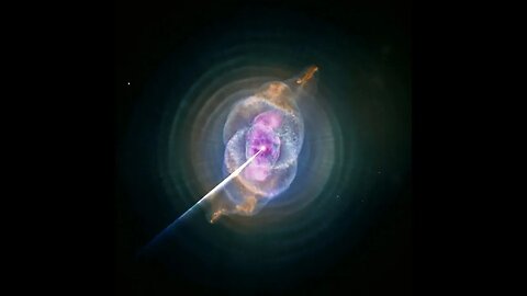 Listen to the sound of Cat's Eye nebula. #spaceart #space #spaceship #telescope