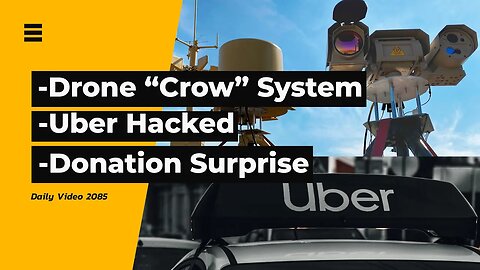 Indra Drone Counter System, Uber Domain Admin Hack, Donation Surprise