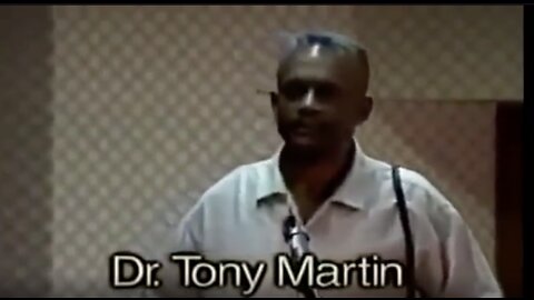 Professor Tony Martin - The Jewish Slave Trade of Africans