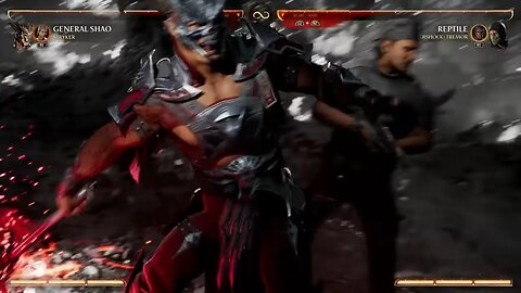 Mortal Kombat 1 2023 General Shao & Stryker Kameo Fatal Blow
