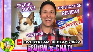 Hostess® 🧁 BABY BUNDTS 👶🥮 LEMON DRIZZLE Review 🍋💦 Livestream Replay 7.8.22 ⎮ Peep THIS Out! 🕵️‍♂️