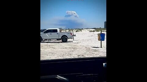 A massive explosion rocks the Florida coast near New Smyrna Beach. Any info on this?
