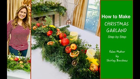 How to Make Christmas Garland 🌿🎄Homemade DIY Holiday Garland Ideas 🌿 Shirley Bovshow