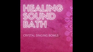 Sound Healing Bath 🙏🕊🦅 Crystal Singing Bowl 🙏🕊🦅 Meditation Bell Meditation