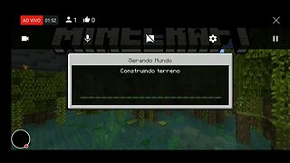 MINECRAFT AO VIVASO PARA VOCÊS