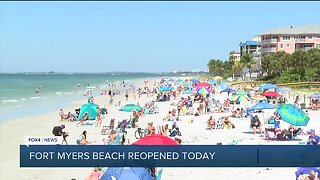 Fort Myers Beach reopens to the public